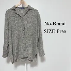 【美品】ノーブランド 長袖 シャツ 総柄 おしゃれ メンズのサムネイル