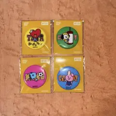 BT21 缶バッジ　4個セット　非売品　(BTS)
