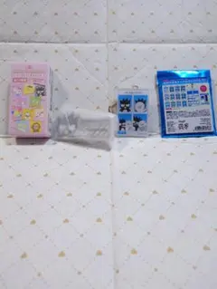 シークレット名札バッジ　証明写真風キーホルダー　バッドばつ丸　2種セット