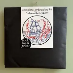 刺繍キット release the kraken