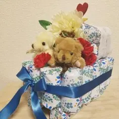 *ベビーカー型*おむつケーキ