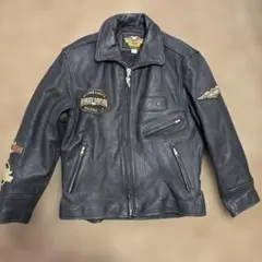 Mサイズ ハーレーダビッドソン　レザー　シングルライダースジャケット