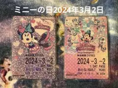 ディズニーリゾートライン ミニーフリーきっぷ ディズニーパルパルーザ2024