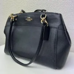 【美品】値下げコーチ F25397 レザー 2way バッグ ブラック ブルック