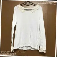 SM2レースカットソー♡