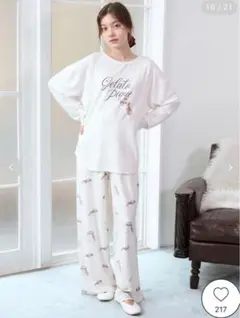 gelato pique シーズー柄 上下セット