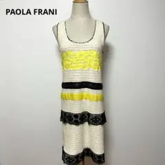 PAOLA FRANI パオラフラーニ ノースリーブワンピース イタリア製
