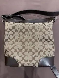 【美品】COACH コーチ ショルダーバッグレディース ブランド シグネチャー