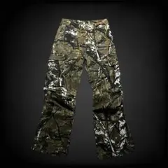 00s Flare Y2K Real Tree Camo Cargo Pants