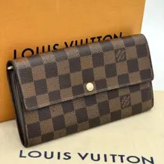 ヴィトン ダミエ ポルトフォイユ サラ 長財布 カード10枚