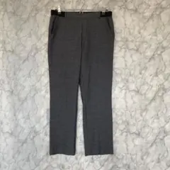 秋冬パンツ　グレー　ウエストゴム　Lサイズ　通勤　OL 綺麗め