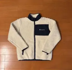 Champion フリースジャケット Lサイズ アイボリー［定番］