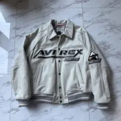 AVIREX 松本人志モデル　ラムレザートラッカージャケットドラゴン＆スネーク 松本人志着用！AVIREXラムレザートラッカージャケットドラゴン