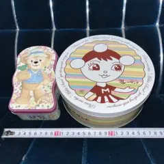 空き缶 ミレーサンド ディズニーシー ミッキー&ダフィーズ 小物入れ 2個