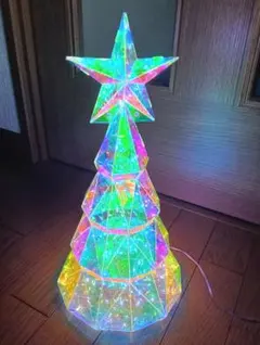 LED付き多色クリスマスツリー 約40cm