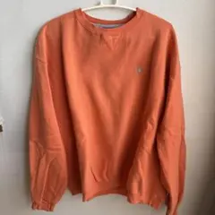 古着　Champion XL オレンジ スウェット