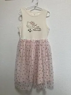 ハローキティ ノースリーブワンピース 130cm