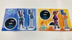 Happyくじ ズートピア2 G賞アクリルスタンド ニック ジュディ・ホップス①