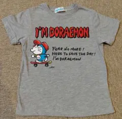 ドラえもん Tシャツ 110cm 半袖 トップス グレー 子供服 スケボーのサムネイル