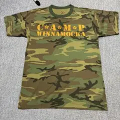 00s【archive】camouflage T-shirt y2k