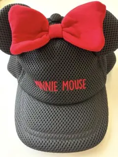 シューラルー　ミニーマウス 耳付きキャップ 黒