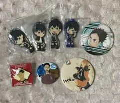 影山飛雄　岩泉一　澤村大地　原作缶バッジ　ピンズ　ハイキュー　ラバスト