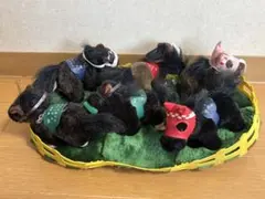 【レア品】パドックぬいぐるみ　AVANTI 競馬 ジオラマ 6頭セットのサムネイル