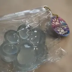 スクイーズ　猫の手キラキラ蓄光スクイーズ