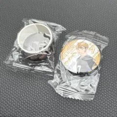 くら寿司　ハイキュー　宮侑 缶バッジ マスキングテープ ガチャ