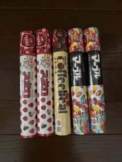 明治 チョコレート 5本セット アポロ コーヒービート マーブルのサムネイル