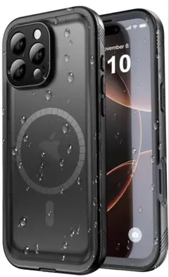 SPORTLINK iPhone 16 Pro max 用 防水ケース ブラック