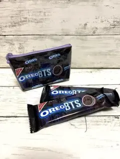 BTS OREO リメイクポーチ　M紫