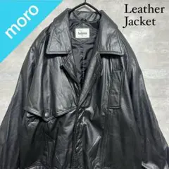 No.1264 VINTAGE 古着 レザージャケット 牛革 本革 ハーフコート