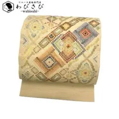 今だけビックリ価格。読谷山花織 グリーン～ブラウングラデ 袷仕立上訪問着L寸仕付 読谷山花織｜希少なレアアイテムが特別価格｜着物セレクト専門店スポット