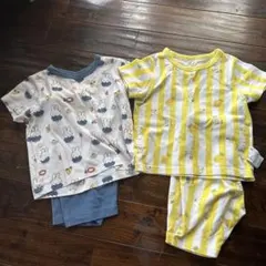 ユニクロ　半袖パジャマ　80 ミッフィー　わんわん　うーたん