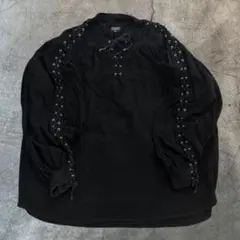 BPN Bat collar bontage shirt - メルカリ
