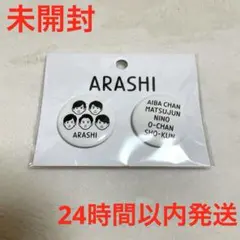 【未開封】嵐を旅する展示会　缶バッジセット　イラストB