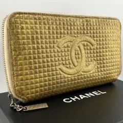 超希少✨良品✨シャネル 長財布 ココマーク マイクロチョコバー ゴールド系のサムネイル