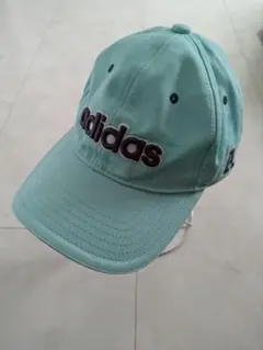 adidas ミントグリーン キャップ