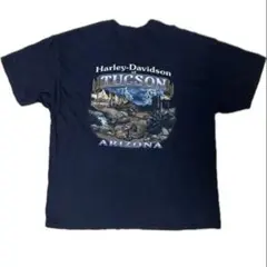 00s USA製 ハーレーT 3XL 両面 バックプリント