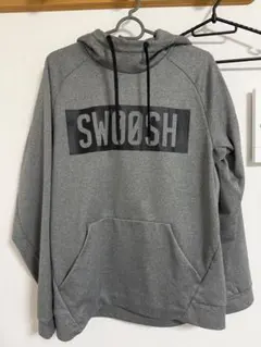 NIKE THERMA-FIT SWOOSHパーカー L グレー