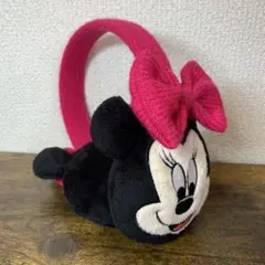 3F 【公式】ディズニーストア ミニーマウス イヤーマフ 耳あて ピンク ラメ