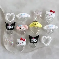 【 新品 】大人気❣️ サンリオ ネイルパーツ デコパーツ