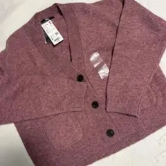 ユニクロ　スフレヤーン　Vネック　カーディガン　M UNIQLO 新品
