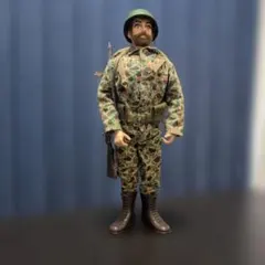 70年代GIJOE フィギュア カモフラージュ タカラニューGIジョー　背嚢 70年代GIJOE フィギュア カモフラージュ タカラニューGIジョー 背嚢