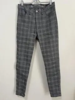 BELINDA OFFICIAL グレー系チェック スラックス Sサイズ