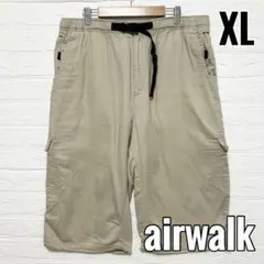 エアウォーク　カーゴパンツ　ハーフパンツ　ベージュ　ワイド　ドローコード『XL』のサムネイル
