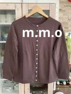 紙タグ無し　m.m.o レトロ風ボタンカーディガン　F