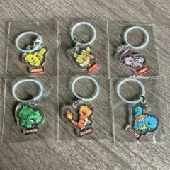 明治 ポケモン ペットボトルチャーム 全6種　コンプリート