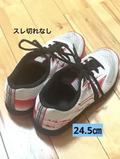MIZUNO スカイブラスター4 24.5cm インドアシューズ 白 赤 黒のサムネイル